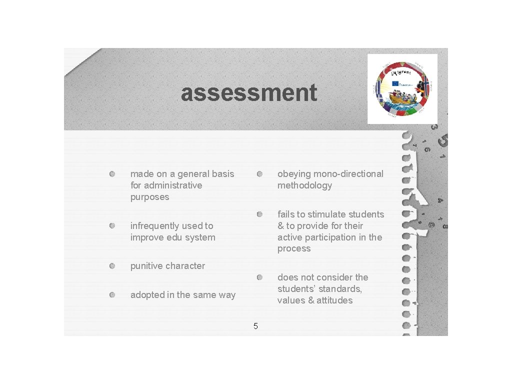 assessment made on a general basis for administrative purposes obeying mono-directional methodology fails to