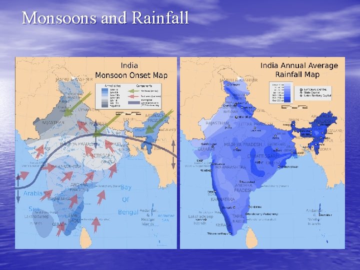 Monsoons and Rainfall 