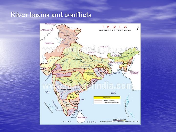 River basins and conflicts 