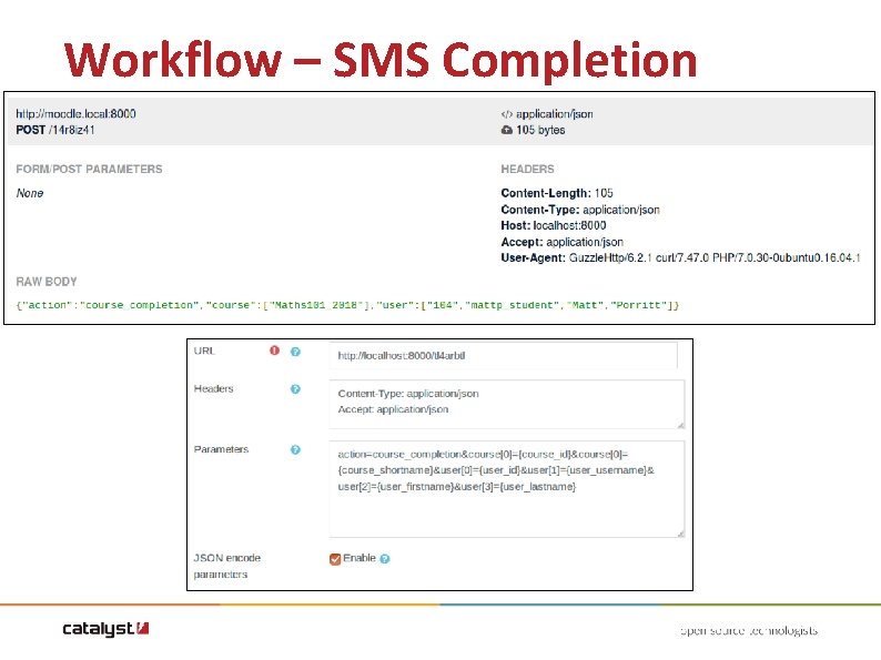 Workflow – SMS Completion Workflow – SMS Completion