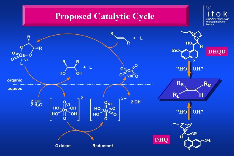 Proposed Catalytic Cycle N HO H Me. O DHQD N "HO OH" N DHQ