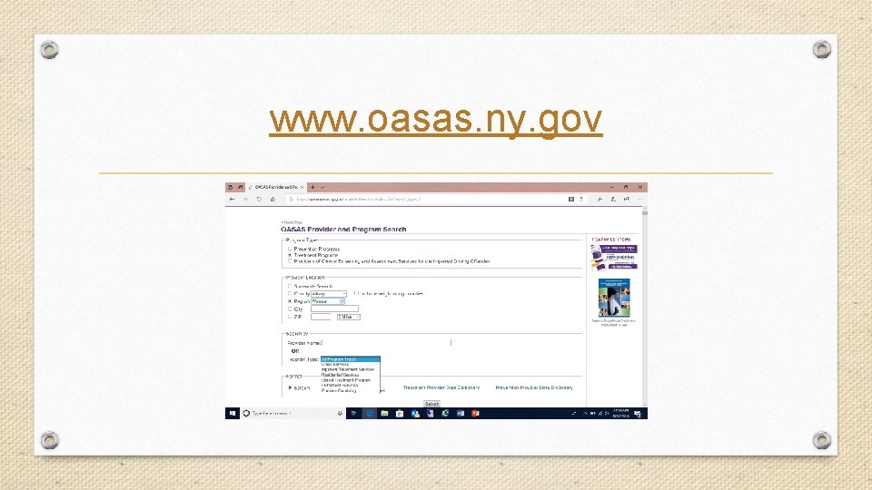 www. oasas. ny. gov 