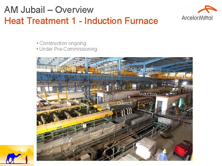 AM Jubail – Overview Heat Treatment 1 - Induction Furnace • Construction ongoing •