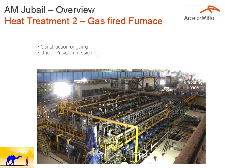 AM Jubail – Overview Heat Treatment 2 – Gas fired Furnace • Construction ongoing