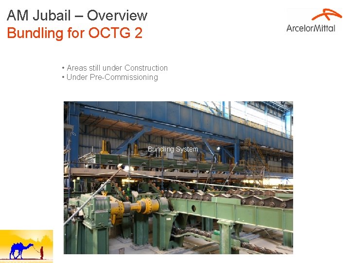 AM Jubail – Overview Bundling for OCTG 2 • Areas still under Construction •