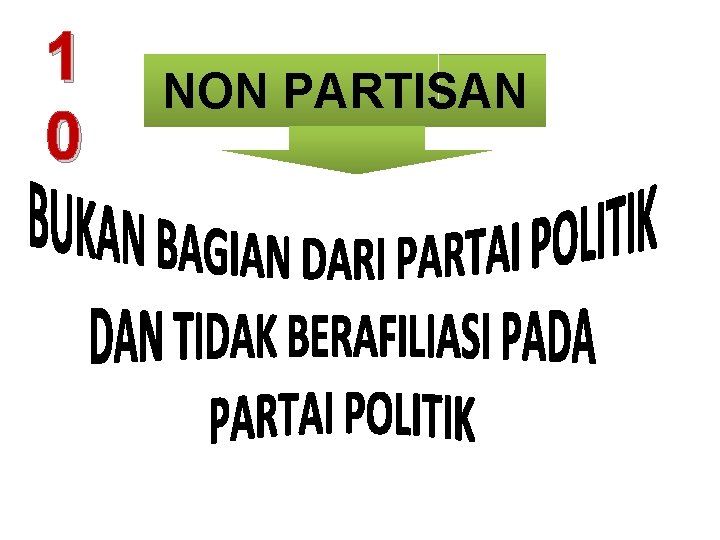 1 0 NON PARTISAN 