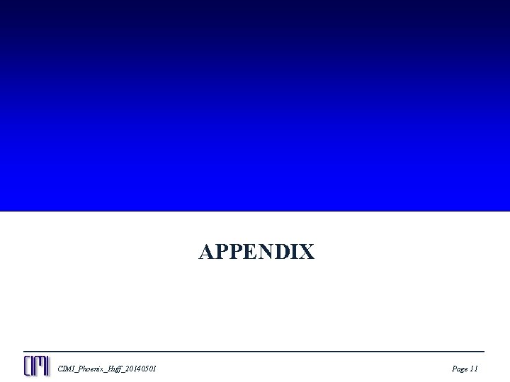 APPENDIX CIMI_Phoenix_Huff_20140501 Page 11 