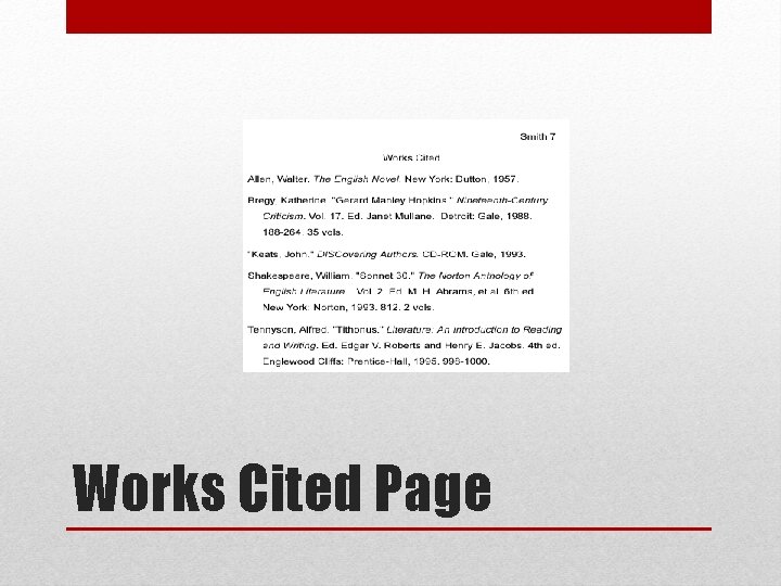 Works Cited Page 