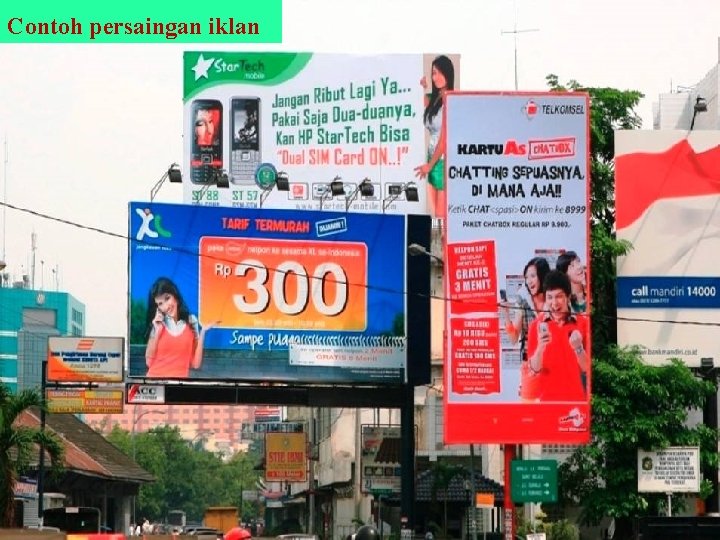 Contoh persaingan iklan 