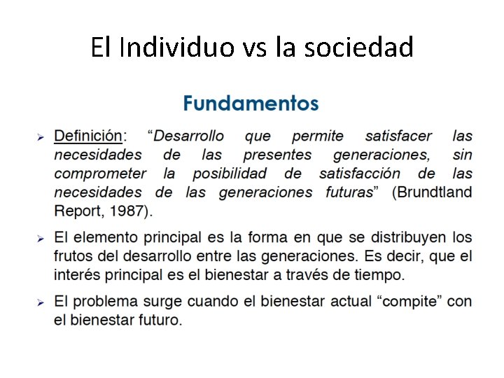 El Individuo vs la sociedad 