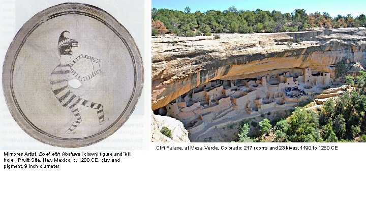 Cliff Palace, at Mesa Verde, Colorado: 217 rooms and 23 kivas, 1190 to 1260