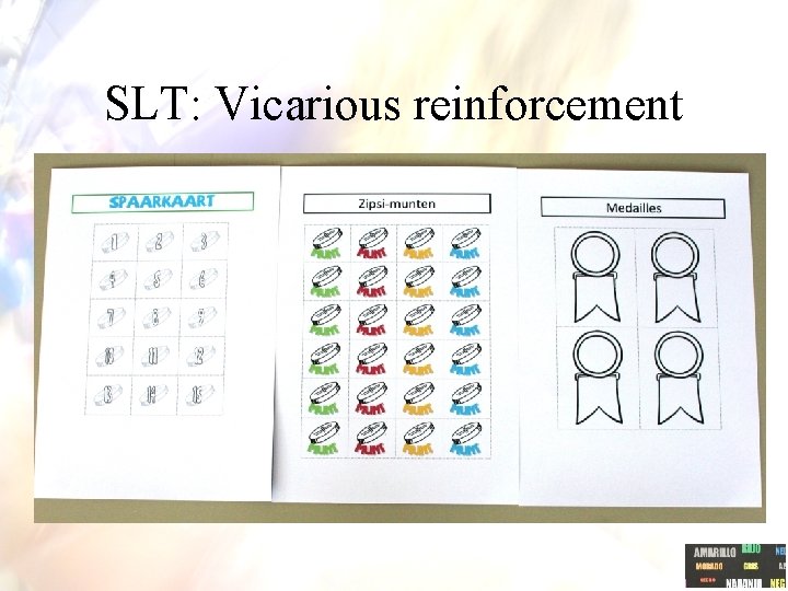 SLT: Vicarious reinforcement 