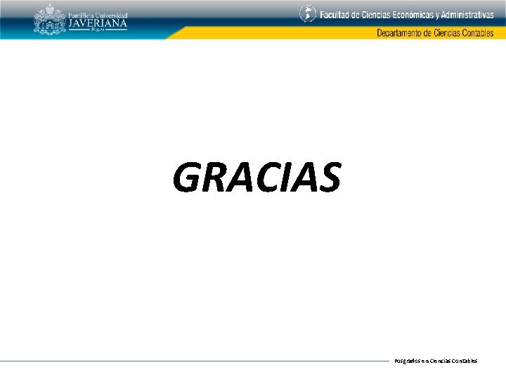 GRACIAS Posgrados en Ciencias Contables 