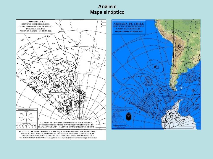 Análisis Mapa sinóptico 