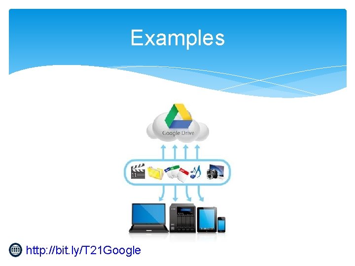 Examples http: //bit. ly/T 21 Google 