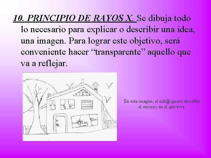 10. PRINCIPIO DE RAYOS X. Se dibuja todo lo necesario para explicar o describir