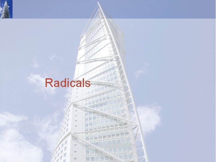 Radicals 