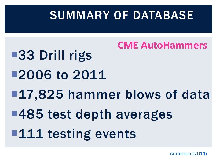 CME Auto. Hammers Anderson (2014) 