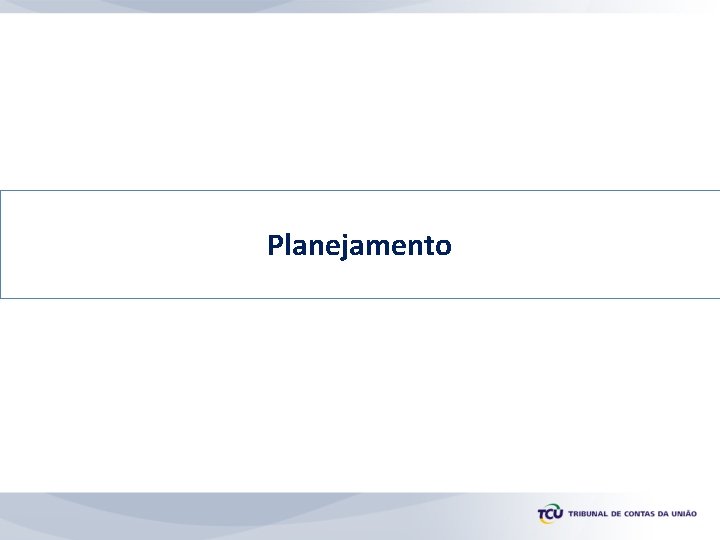 Planejamento 