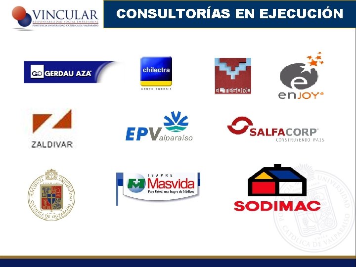 CONSULTORÍAS EN EJECUCIÓN 