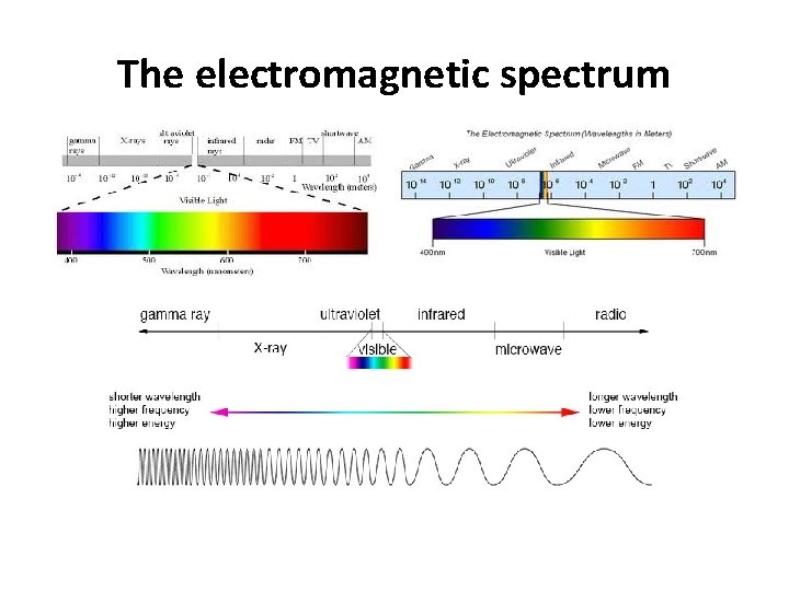 The electromagnetic spectrum 