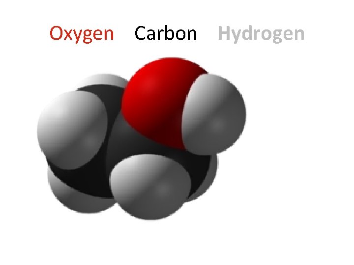 Oxygen Carbon Hydrogen 