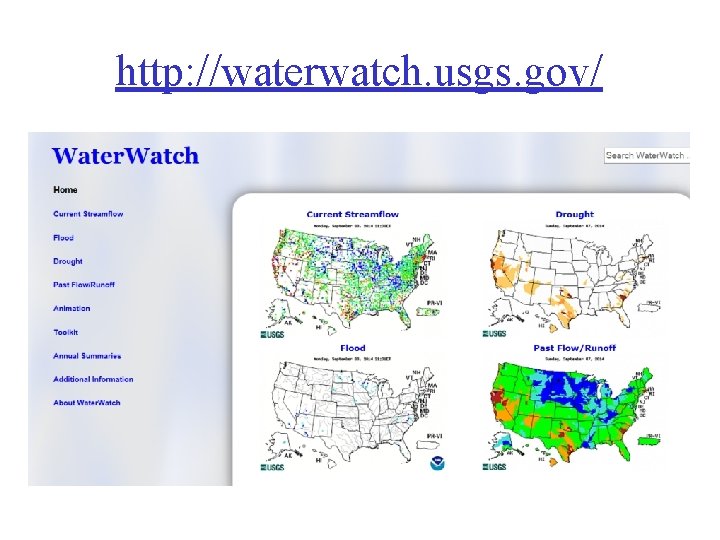 http: //waterwatch. usgs. gov/ 