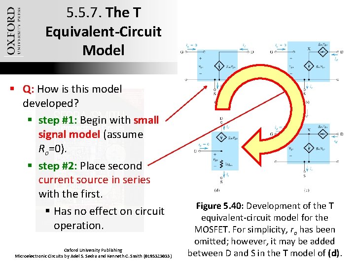 5. 5. 7. The T Equivalent-Circuit Model § Q: How is this model developed?