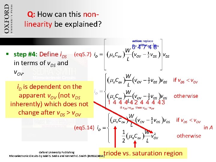 Q: How can this nonlinearity be explained? § step #4: Define i. DS in