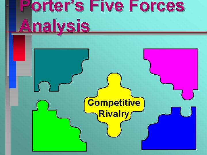Porter’s Five Forces Analysis Competitive Rivalry 