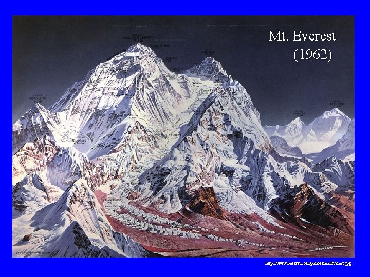 Mt. Everest (1962) http: //www. berann. com/panorama/Everest. jpg 