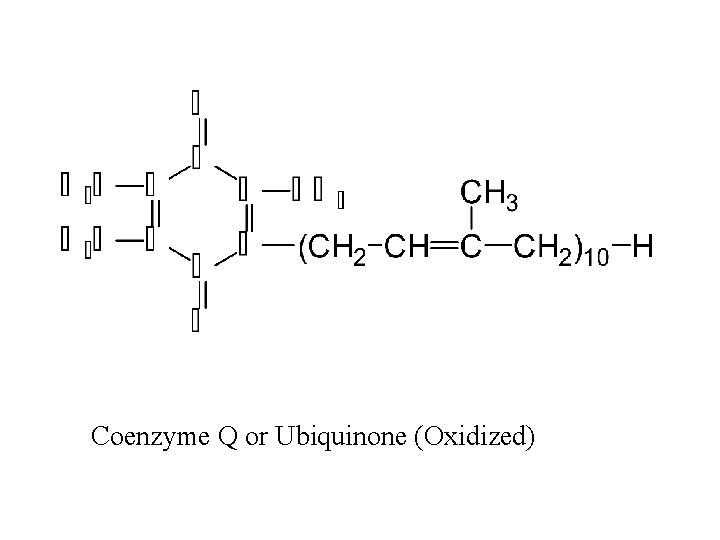Coenzyme Q or Ubiquinone (Oxidized) Coenzyme Q or Ubiquinone (Oxidized)