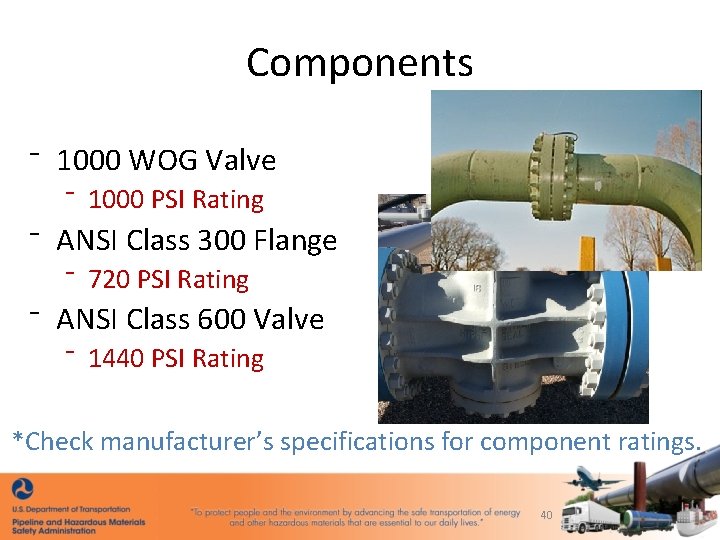 Components ⁻ 1000 WOG Valve ⁻ 1000 PSI Rating ⁻ ANSI Class 300 Flange
