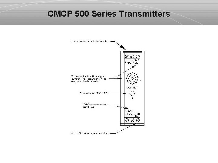 CMCP 500 Series Transmitters 