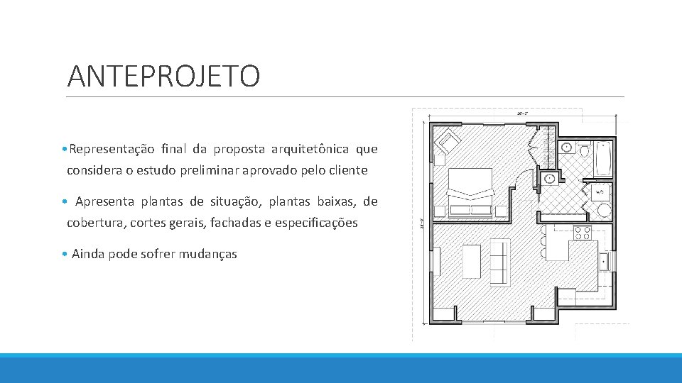 ANTEPROJETO • Representação final da proposta arquitetônica que considera o estudo preliminar aprovado pelo