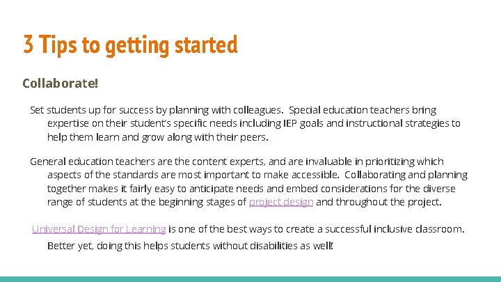 3 Tips to getting started Collaborate! Set students up for success by planning with 3 Tips to getting started Collaborate! Set students up for success by planning with