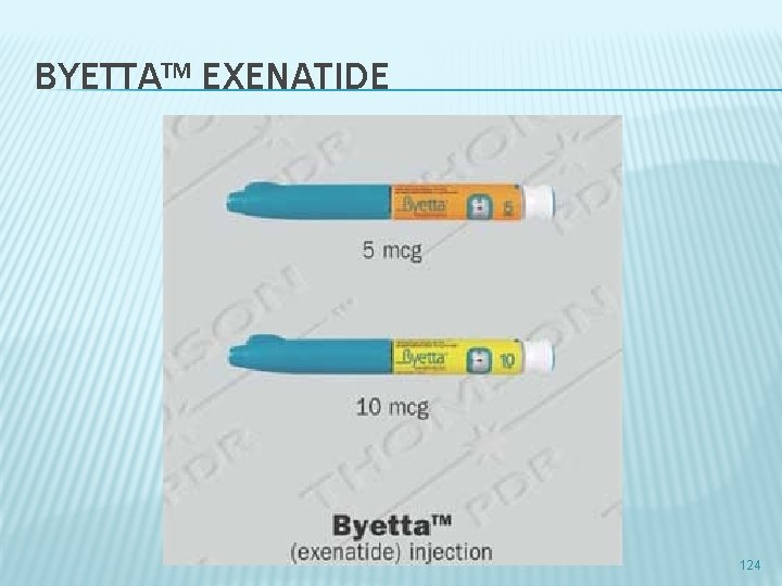BYETTA™ EXENATIDE 124 
