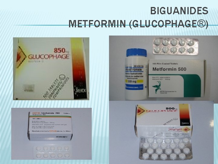 BIGUANIDES METFORMIN (GLUCOPHAGE®) 86 
