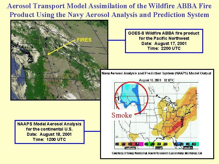 Aerosol Transport Model Assimilation of the Wildfire ABBA Fire Product Using the Navy Aerosol