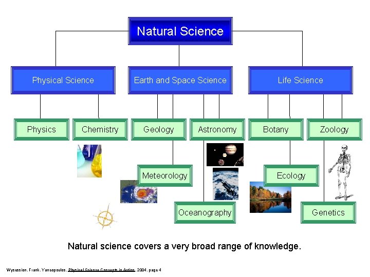 Natural Science Physics Chemistry Earth and Space Science Geology Astronomy Meteorology Life Science Botany