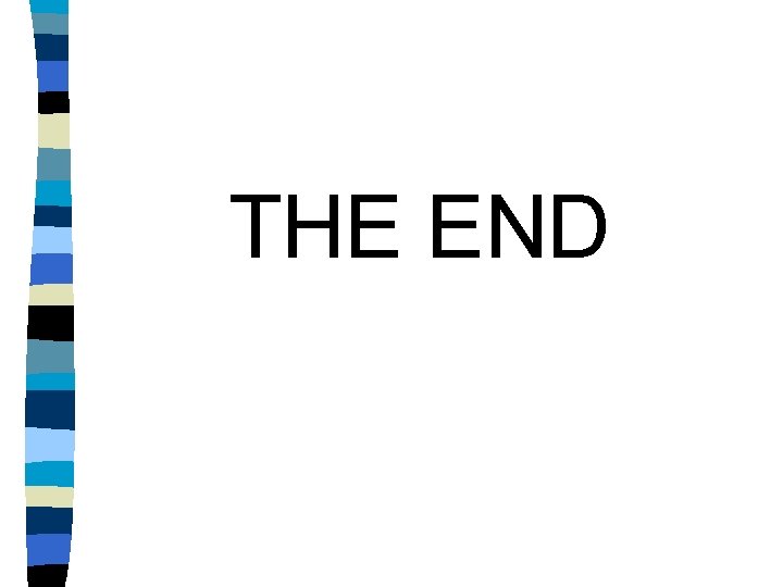 THE END 