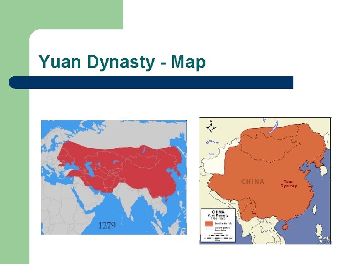 Yuan Dynasty - Map 