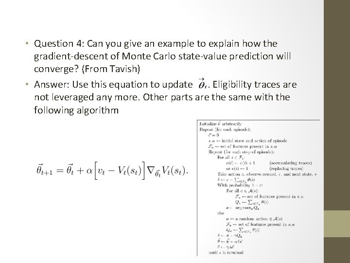  • Question 4: Can you give an example to explain how the gradient-descent