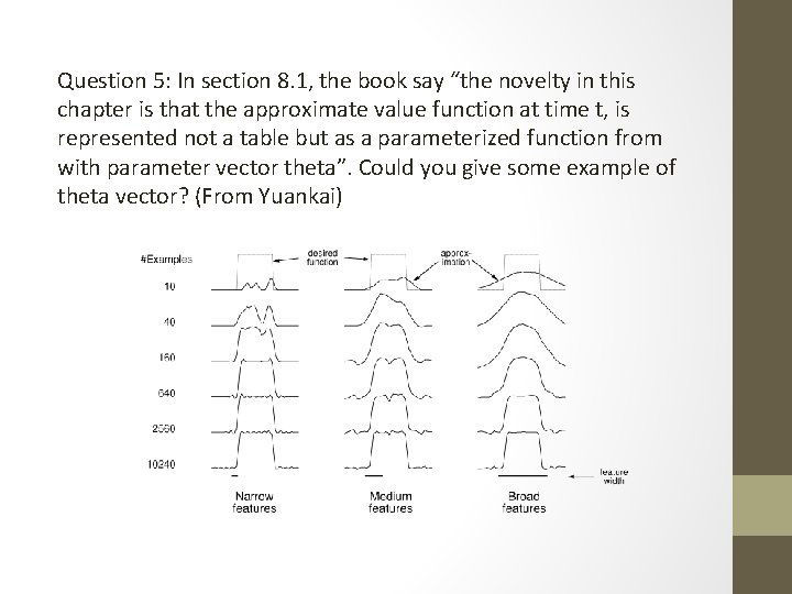 Question 5: In section 8. 1, the book say “the novelty in this chapter