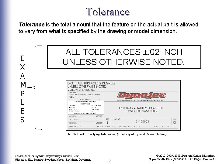 Tolerance is the total amount that the feature on the actual part is allowed