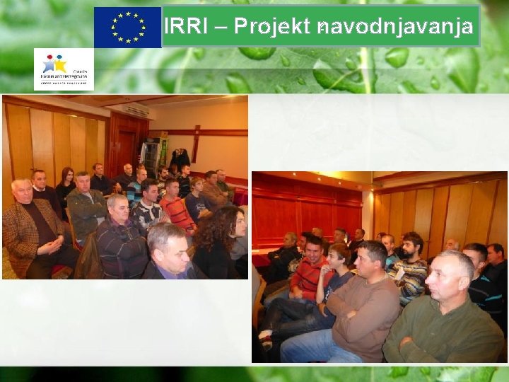 z IRRI – Projekt navodnjavanja 