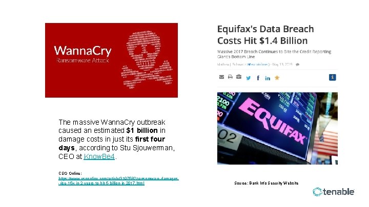 The massive Wanna. Cry outbreak caused an estimated $1 billion in damage costs in