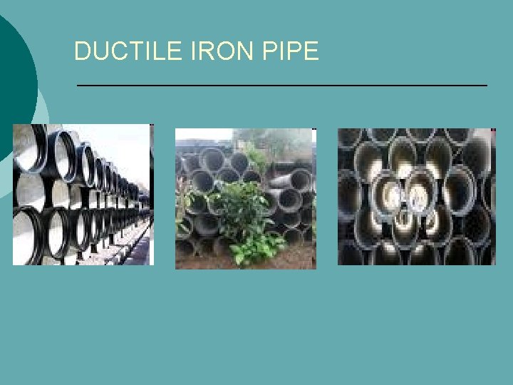 DUCTILE IRON PIPE 