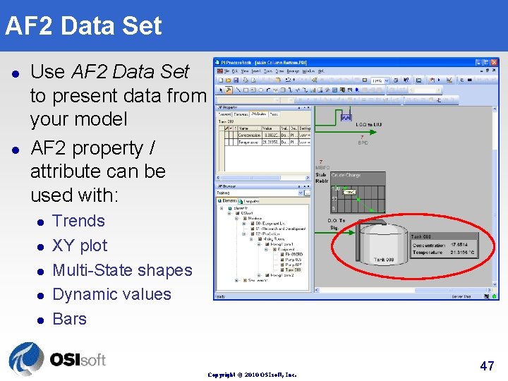 AF 2 Data Set l l Use AF 2 Data Set to present data