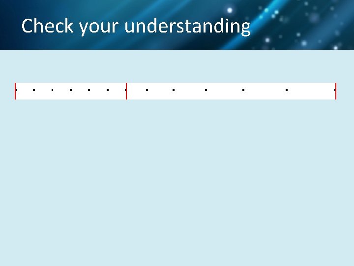 Check your understanding 